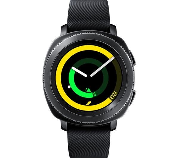 Samsung Gear Sport Smartwatch (SM-R600) - Black, Silicone Strap - Image 2
