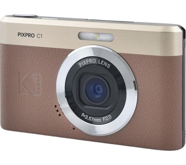 Kodak PIXPRO C1 13MP Compact Digital Camera - Brown - Image 2