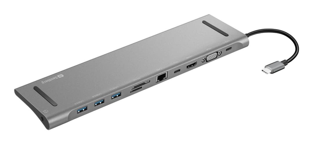 Sandberg USB-C 10-in-1 Docking Station (136-31) - Image 1
