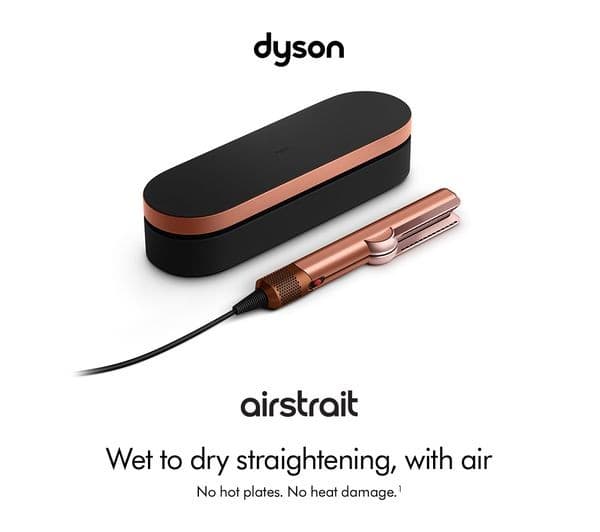 Dyson Airstrait Hair Straightener - Amber Silk & Pink Champagne - Image 3