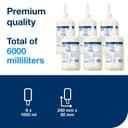 Tork Liquid Soap Fragrance-Free Hand Washing S1/S11 6 x 1000ml 420810 thumbnail 4