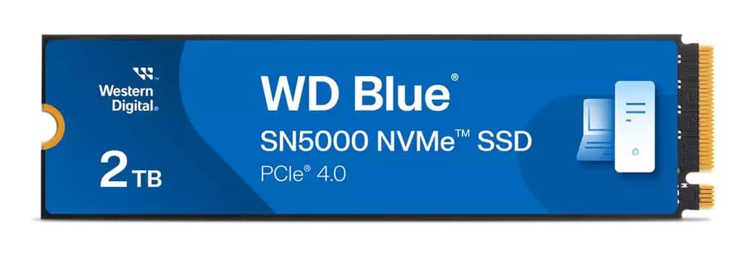 Western Digital WD Blue SN5000 M.2 2280 PCIe 4.0 NVMe SSD - 2TB - Image 1
