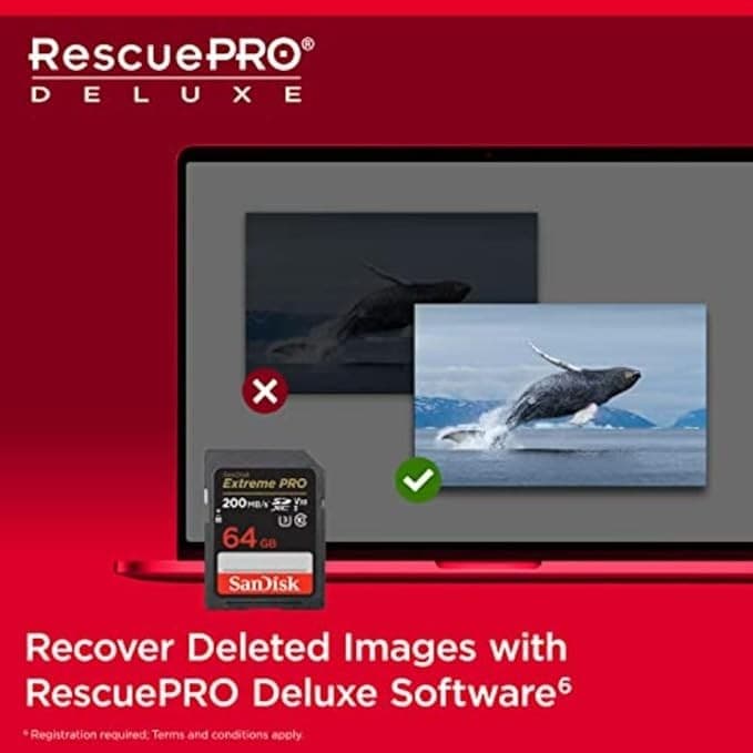SanDisk Extreme PRO SDXC UHS-I U3 V30 Memory Card 64GB - Image 4