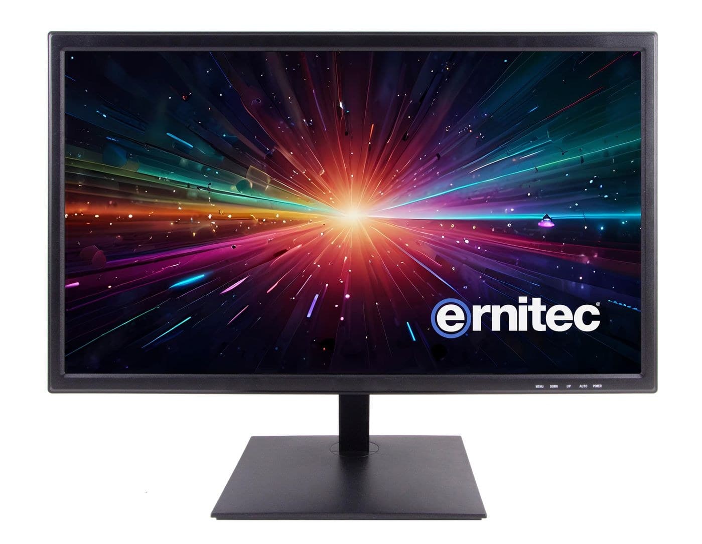 Ernitec 0070-24224-AC 24" Full HD 1920x1080 24/7 Surveillance Monitor - 1x HDMI 2.0, 1x BNC In, 2x BNC Out, 1x VGA, 2x Speakers, 230V
