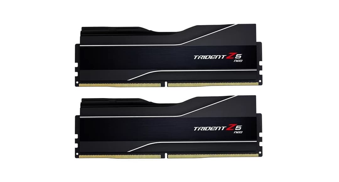 G.Skill Trident Z5 Neo 32GB (2 x 16GB) DDR5 6000MHz AMD EXPO Desktop Memory Kit Matte Black - CL32 - Image 3
