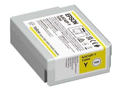 Epson SJIC42P-Y Ink Cartridge 50ml for ColorWorks CW-C4000e - Yellow - Image 1