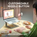 Logitech Pebble 2 M350s Wireless Mouse - Rose thumbnail 4