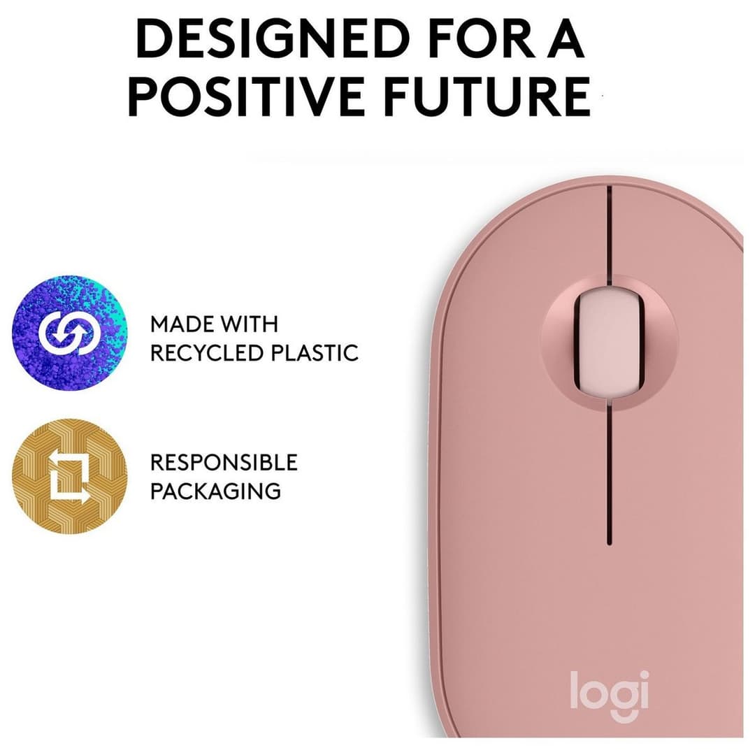 Logitech Pebble 2 M350s Wireless Mouse - Rose - Image 10