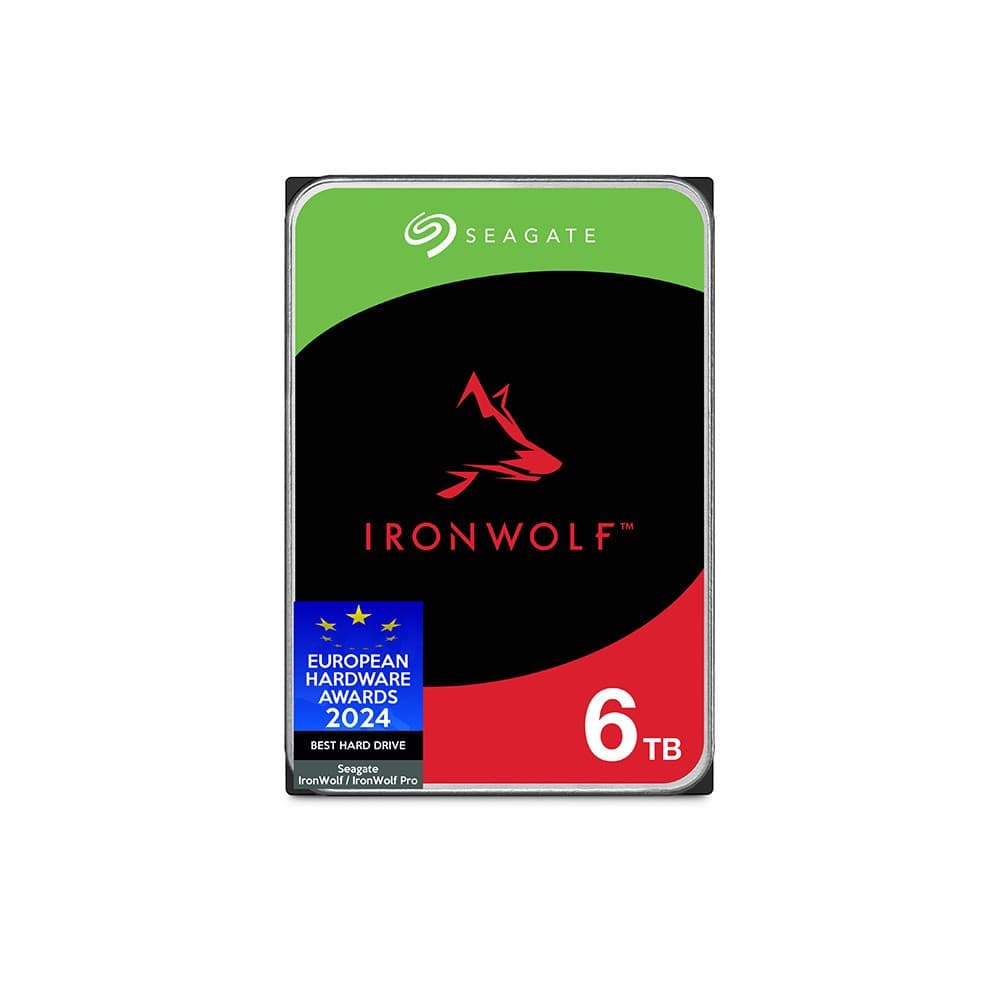 Seagate IronWolf 3.5" SATA 5400 RPM 256MB Cache CMR NAS Hard Drive 6TB