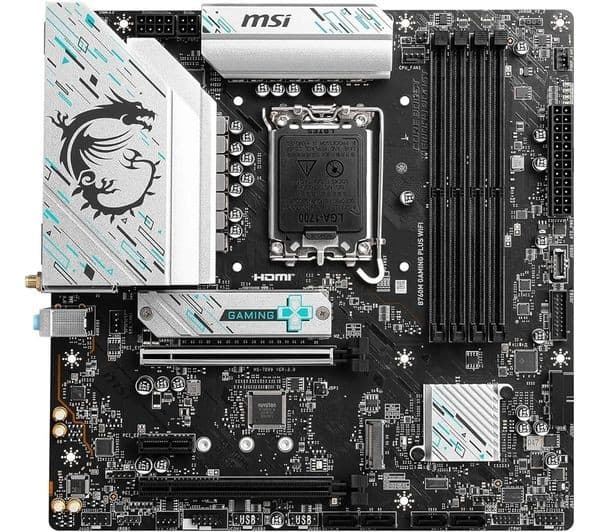 MSI B760M GAMING PLUS WIFI DDR5 LGA1700 Micro-ATX Motherboard
