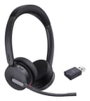Yealink WH64 Hybrid Dual Teams Headset Wireless Head-band Office/Call center Micro-USB Bluetooth Black thumbnail 2