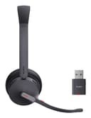 Yealink WH64 Hybrid Dual Teams Headset Wireless Head-band Office/Call center Micro-USB Bluetooth Black thumbnail 3