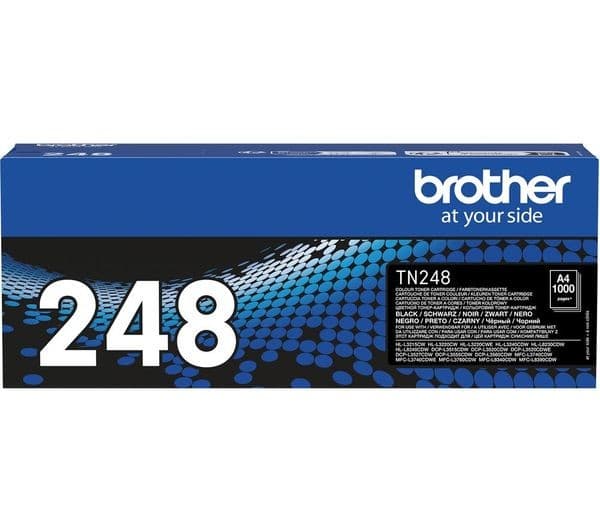 Brother TN-248BK Original Toner Cartridge Black (1,000 Pages) - Image 1