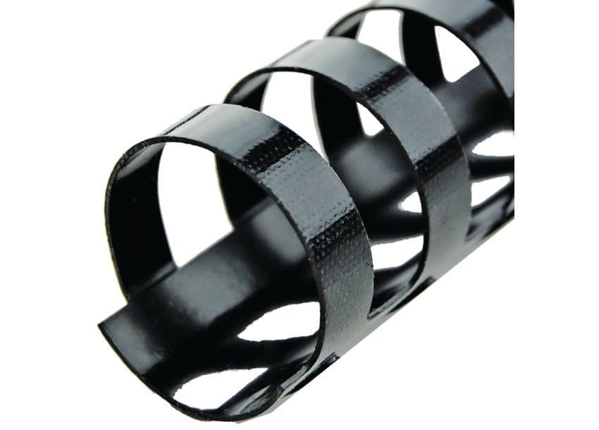 GBC CombBind A4 Plastic Binding Combs, 21 Ring - Black - 19mm, Pack of 100 - Image 4