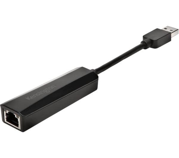 Kensington UA0000E USB Type-A to Ethernet Adapter Black - Image 4