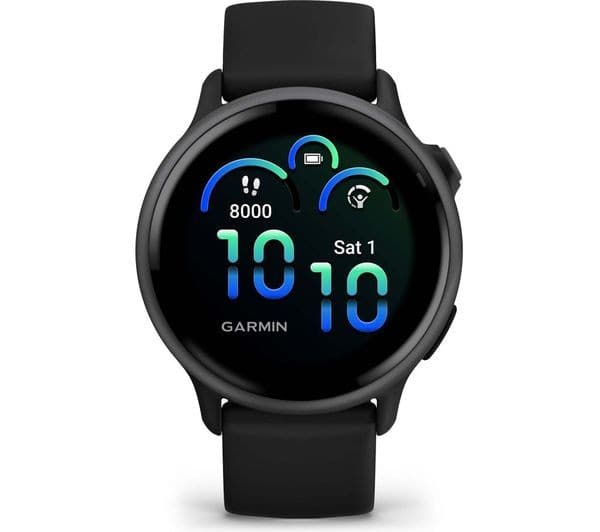 Garmin vivoactive 6 42mm Smartwatch - Slate Black - Image 1