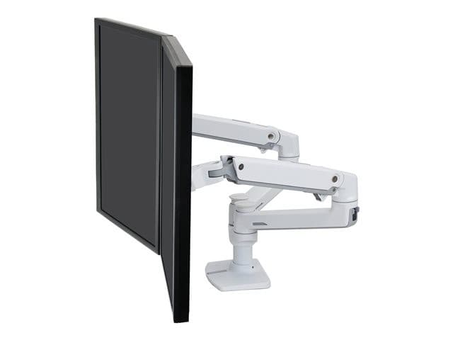 Ergotron LX Dual Monitor Arm White