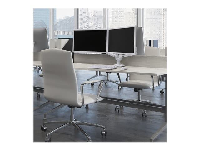 Ergotron LX Dual Monitor Arm White - Image 5
