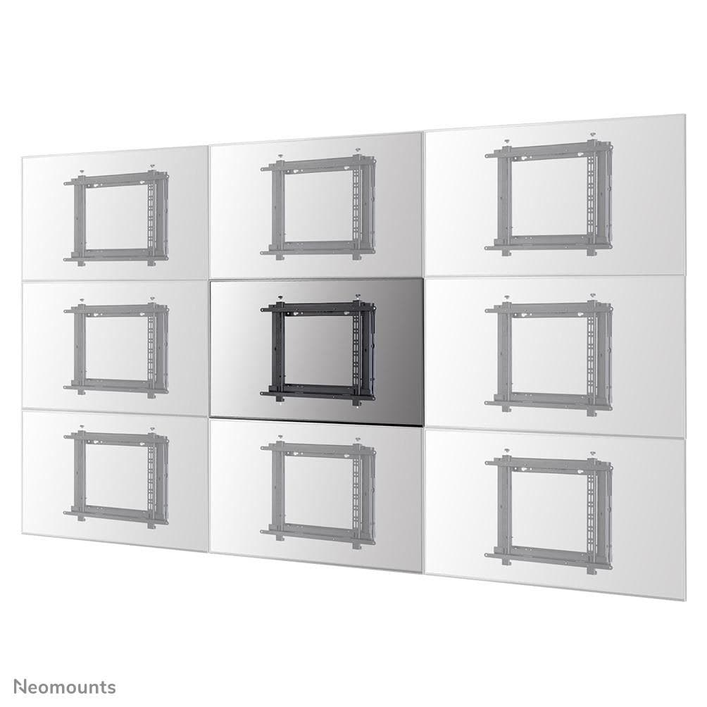 Neomounts WL95-800BL1 Push-to-Pop-Out Video Wall Mount - 42-70", VESA 200x200-600x400, Black - Image 1