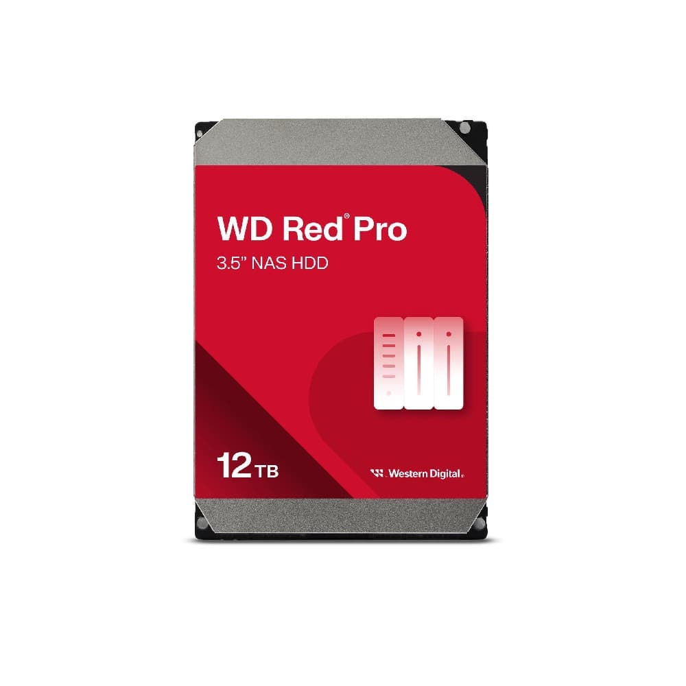 Western Digital Red Pro 3.5-inch SATA 7200 RPM NAS Hard Drive 12TB