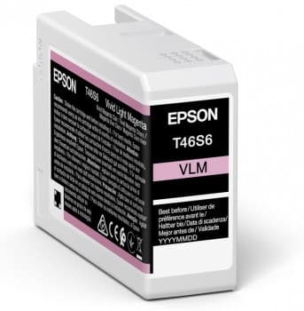 Epson T46S6 UltraChrome Pro10 25ml Ink Cartridge - Vivid Light Magenta - Image 1