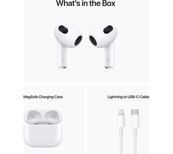 Apple AirPods (3rd generation) with MagSafe Charging Case - White - Image 8