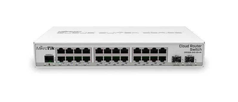 MikroTik CRS326-24G-2S+IN Cloud Router Switch 24-Port Gigabit with 2x SFP+