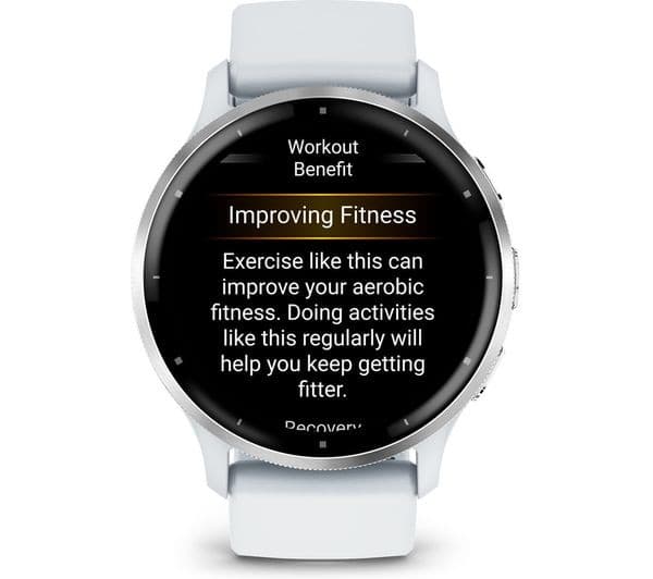Garmin Venu 3 GPS Smartwatch 45mm - Silver & Whitestone - Image 3