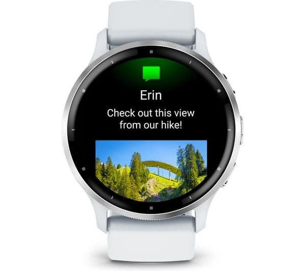 Garmin Venu 3 GPS Smartwatch 45mm - Silver & Whitestone - Image 8