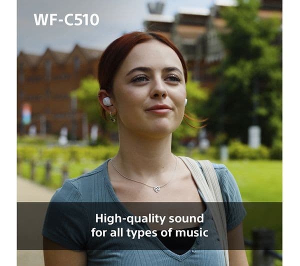 Sony WF-C510 True Wireless Earbuds - Yellow - Image 4