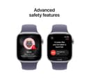 Apple Watch Series 11 GPS 42mm Silver Aluminium Case with Purple Fog Sport Band - S/M thumbnail 6