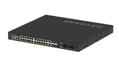 NETGEAR AV Line M4250-26G4F-PoE++ (GSM4230UP) 30-Port Managed L2/L3 Gigabit Ethernet (10/100/1000) Switch 24x PoE++ 1440W 2x 1G 4x SFP 1U Black - Image 1