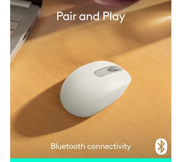Logitech M196 Mouse Off-White - Image 2