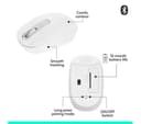 Logitech M196 Mouse Off-White thumbnail 7