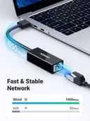UGREEN USB 3.0 to Gigabit Ethernet Adapter – 10/100/1000Mbps RJ45 LAN, USB-A to RJ45 LAN Adapter thumbnail 2