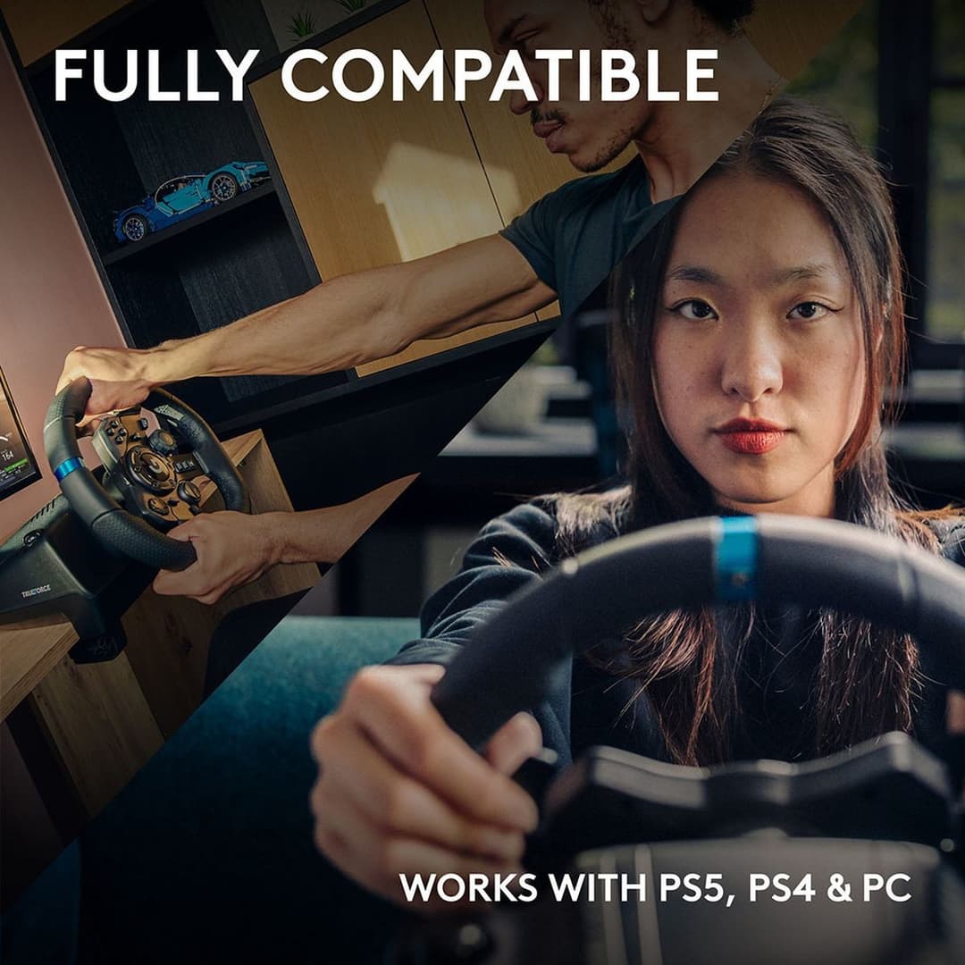 Logitech G G923 TRUEFORCE Racing Wheel and Pedals - PS5, PS4 & PC - Image 4