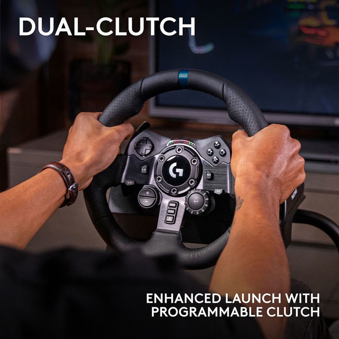 Logitech G G923 TRUEFORCE Racing Wheel and Pedals - PS5, PS4 & PC - Image 5