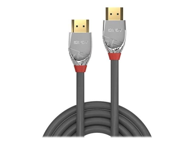 Lindy Cromo Line High Speed HDMI 2.0 Cable with Ethernet 4K 60Hz 2m - Grey - Image 3