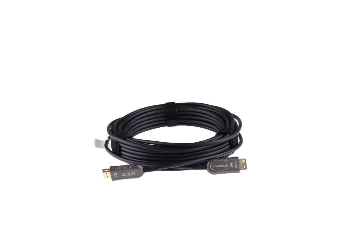 Mercodan Fibre Optic HDMI 2.1 AOC Cable 8K@60Hz 48Gbps 10m - Black