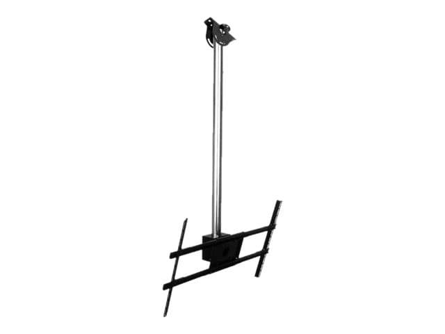 Peerless-AV MOD-FPSKIT150-CPF Modular Series 1.5m Flat Panel Ceiling Mount Kit for up to 75" Displays - Black/Chrome