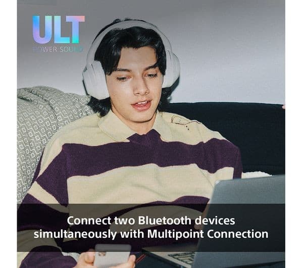 Sony ULT Wear (WH-ULT900N) Wireless Bluetooth Noise-Cancelling Over-Ear Headphones - Black - Image 7