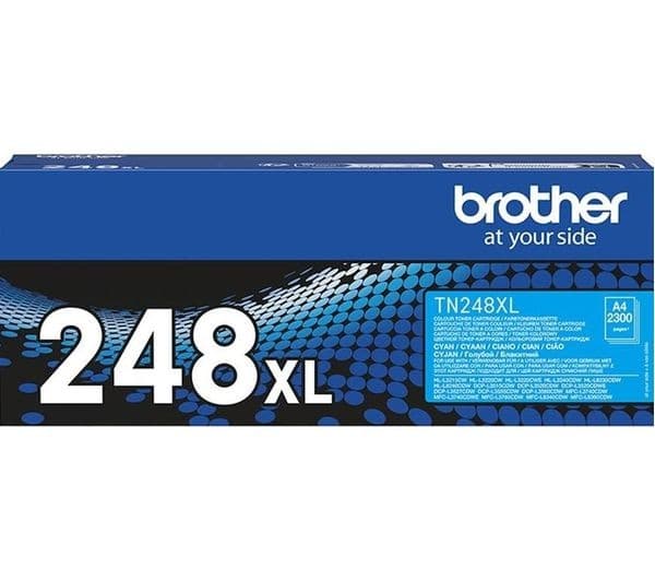 BROTHER TN248XLC Cyan Toner Cartridge - Image 1