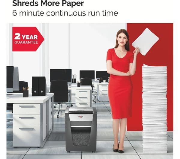 REXEL Momentum X312-SL Cross Cut Paper Shredder - Image 4