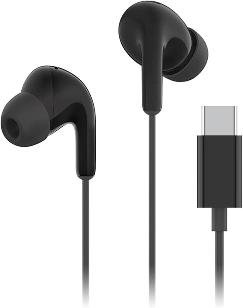 Xiaomi Type-C Wired In-Ear Earphones 12.4mm Driver HD Microphone Three Button Control IP54 - Black
