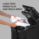 Fellowes Paper Shredder 350 Sheet Auto Feed Cross Cut Shredder AutoMax 350C Shredder with 68 Litre Bin High Security P4 thumbnail 3