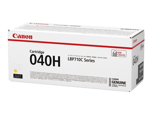 Canon 040 H - high capacity - yellow - original - toner cartridge