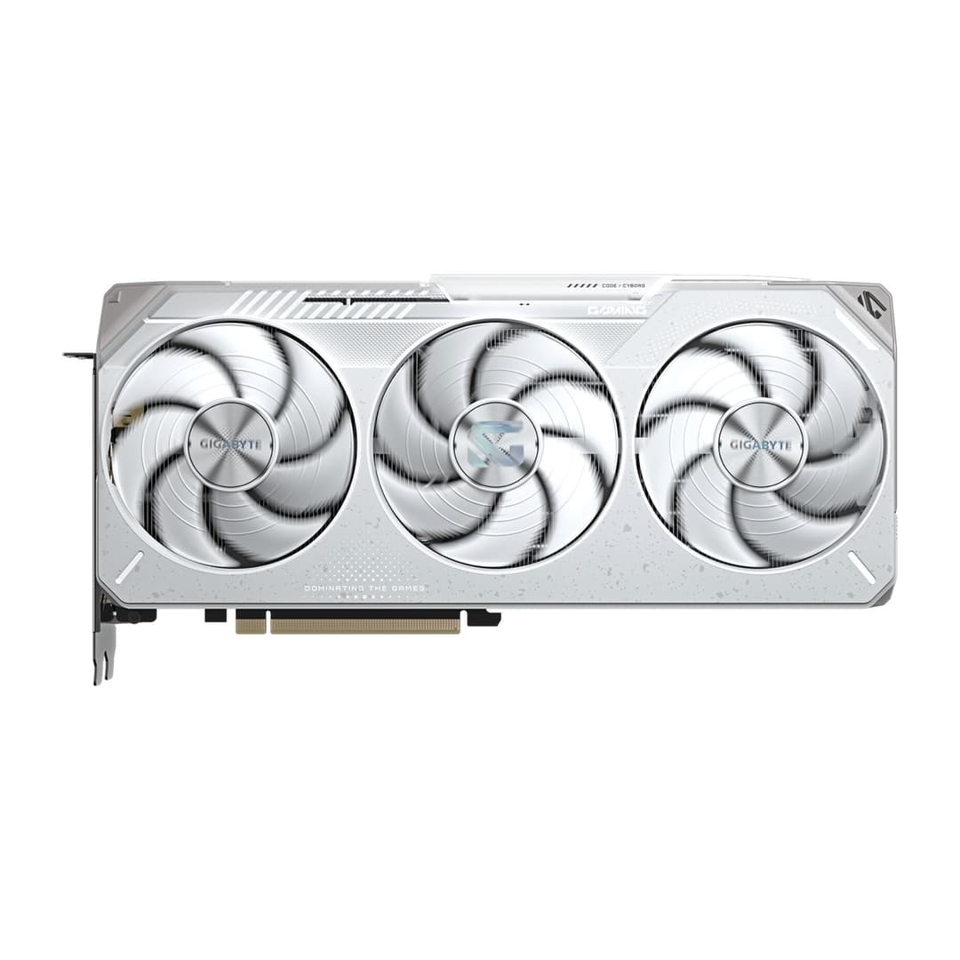 GIGABYTE Radeon RX 9070 XT GAMING OC ICE 16GB GDDR6 PCIe 5.0 Graphics Card - White - Image 2