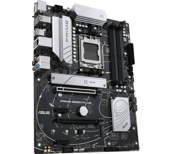 ASUS PRIME B650-PLUS AMD B650 Socket AM5 DDR5 ATX Motherboard - No Wi-Fi