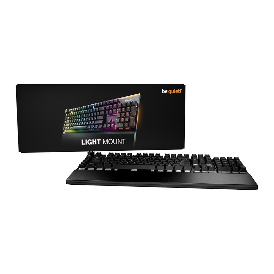 be quiet! Light Mount RGB Mechanical Gaming Keyboard UK QWERTY Black - Silent Tactile - Image 4