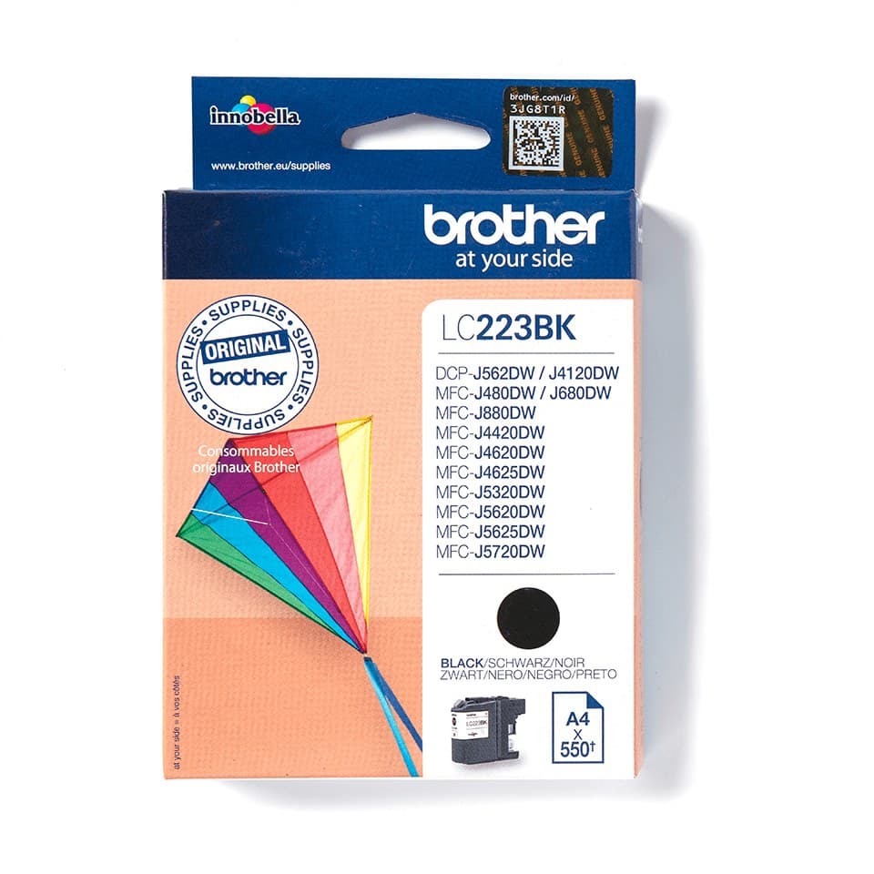 Brother LC-223 Original Ink Cartridge 550 Pages - Black